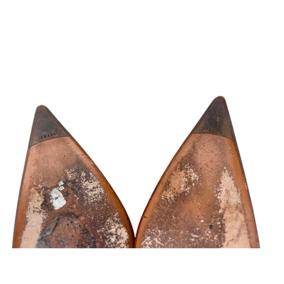 Prada Women's Python Snakeskin Pointed Toe Pumps - Picture 10 of 12